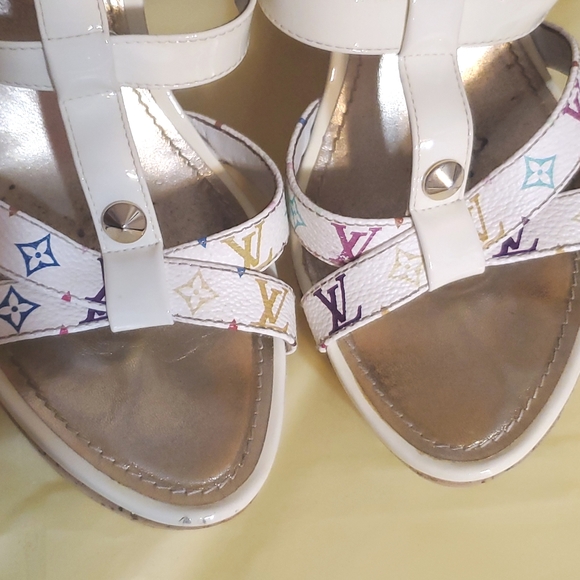 Louis Vuitton  Monogram Multi color  Wedge - Picture 3 of 16